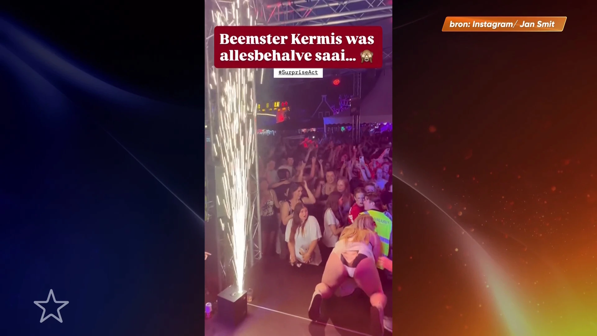 Optreden Jan Smit wordt bruut verstoord door IrisQueen