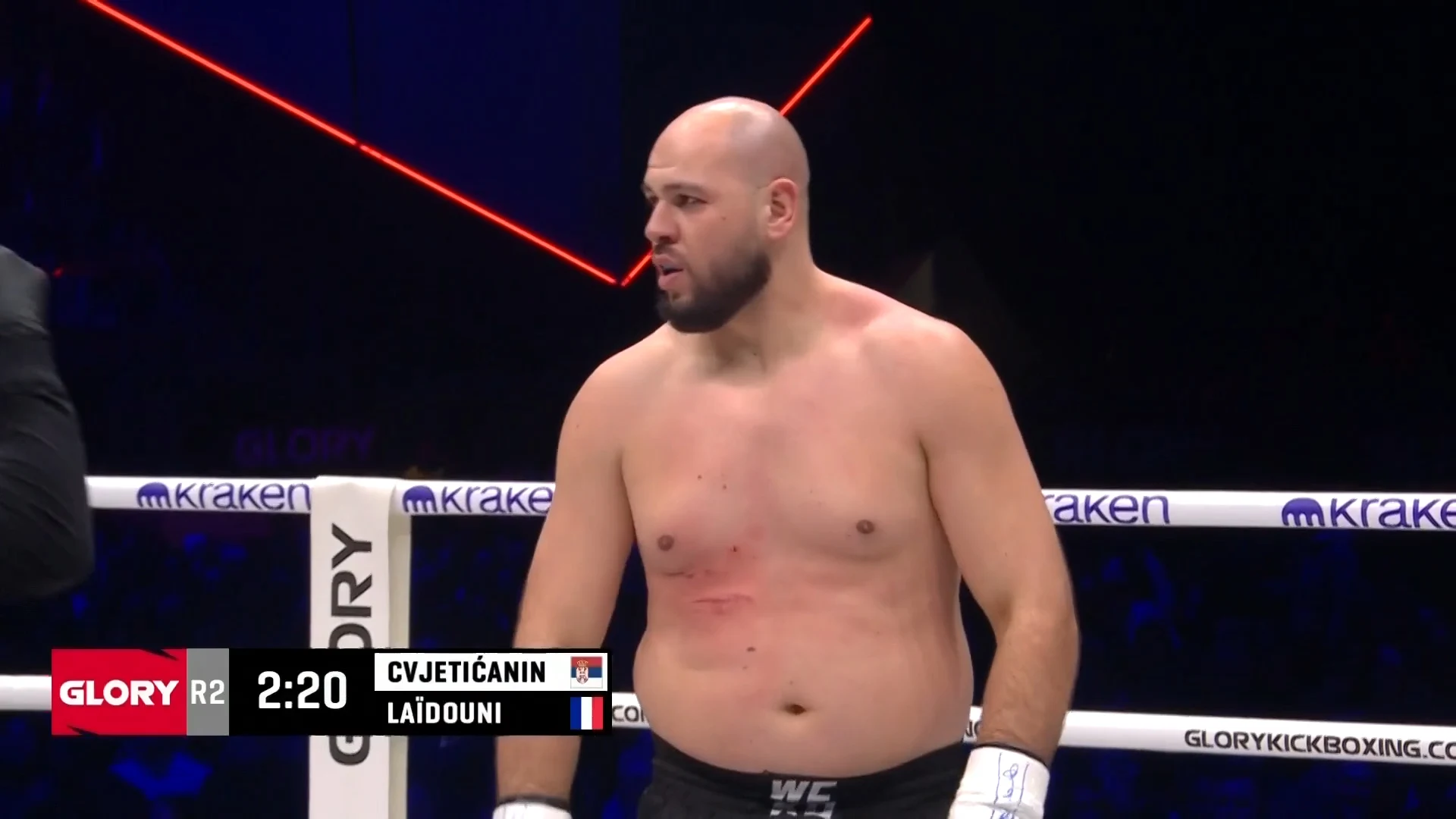 Milos Cvjeticanin slaat Sofian Laïdouni weer neer in GLORY 105!