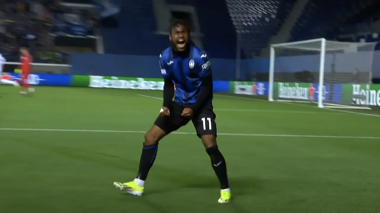 VIDEOGOAL: Atalanta - Olympique Marseille 1-0 (Lookman)