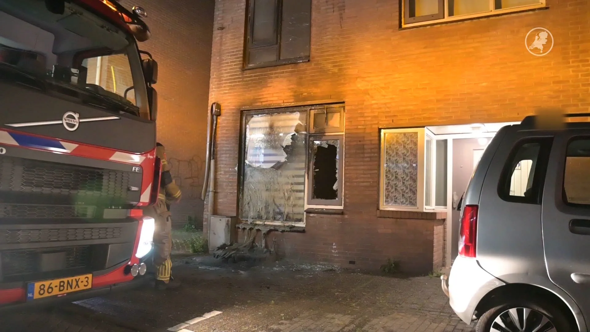 Grote schade aan woning in Breda na brandende Dixi