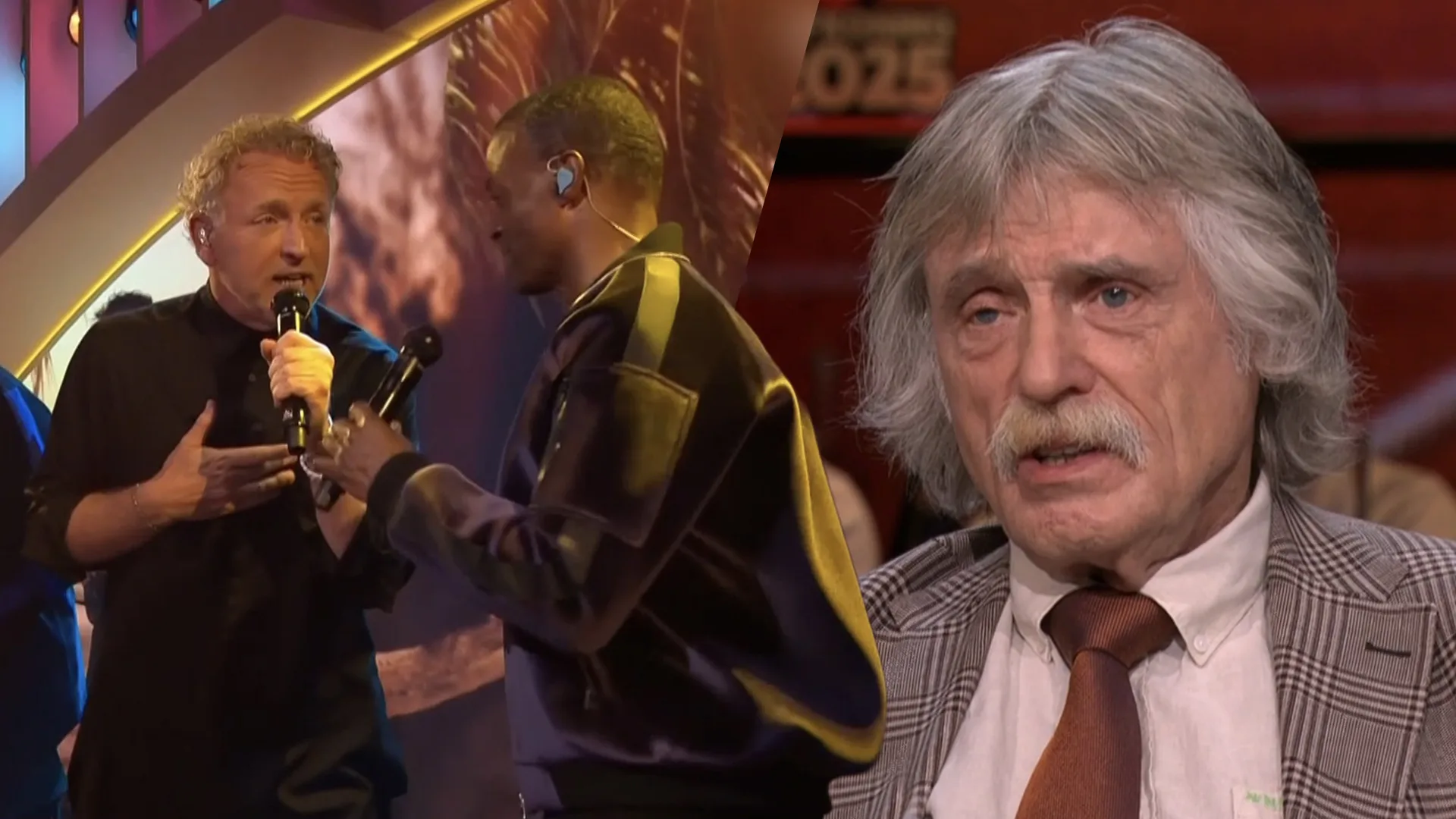 Johan Derksen reageert op optreden Gordon & Re-Play met hun nieuwe single 'Mi Lobi Yu' bij Eva