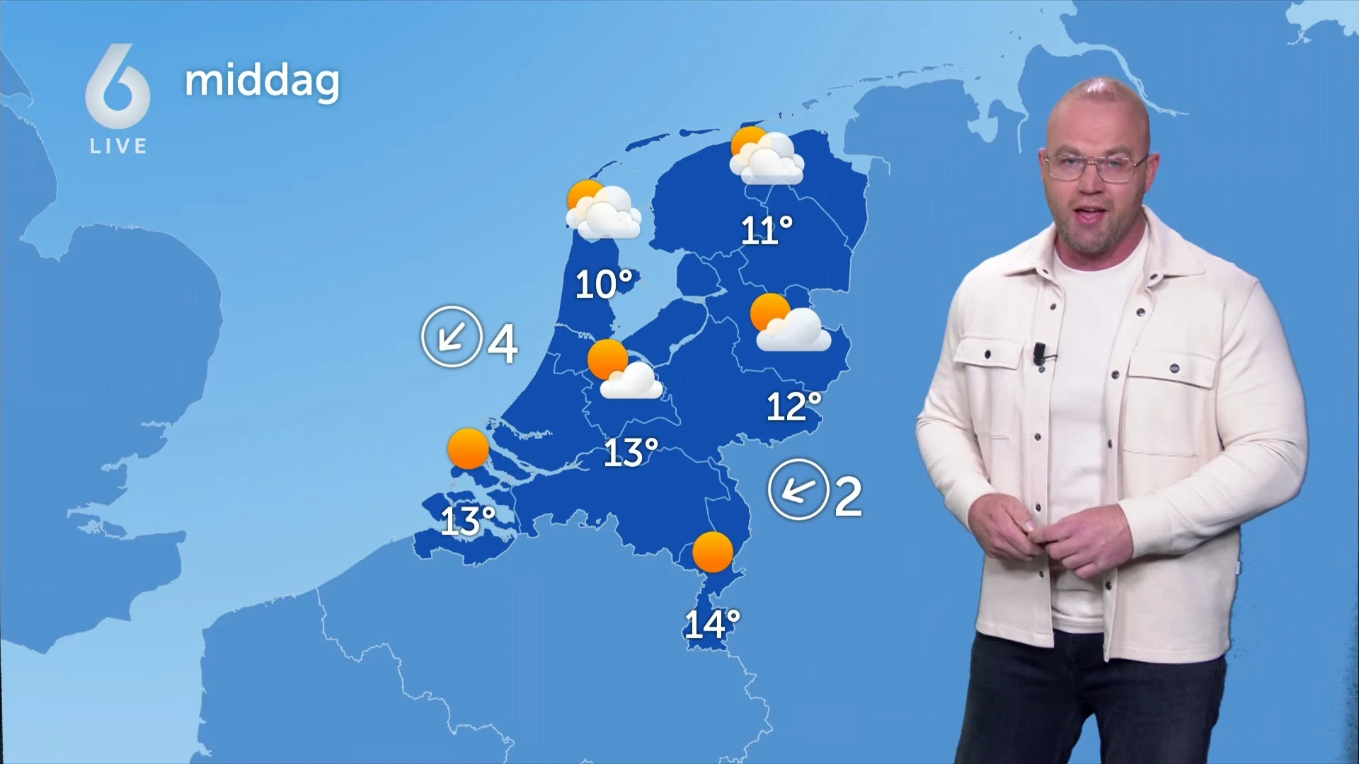 Weerbericht zaterdag 21 maart 2026