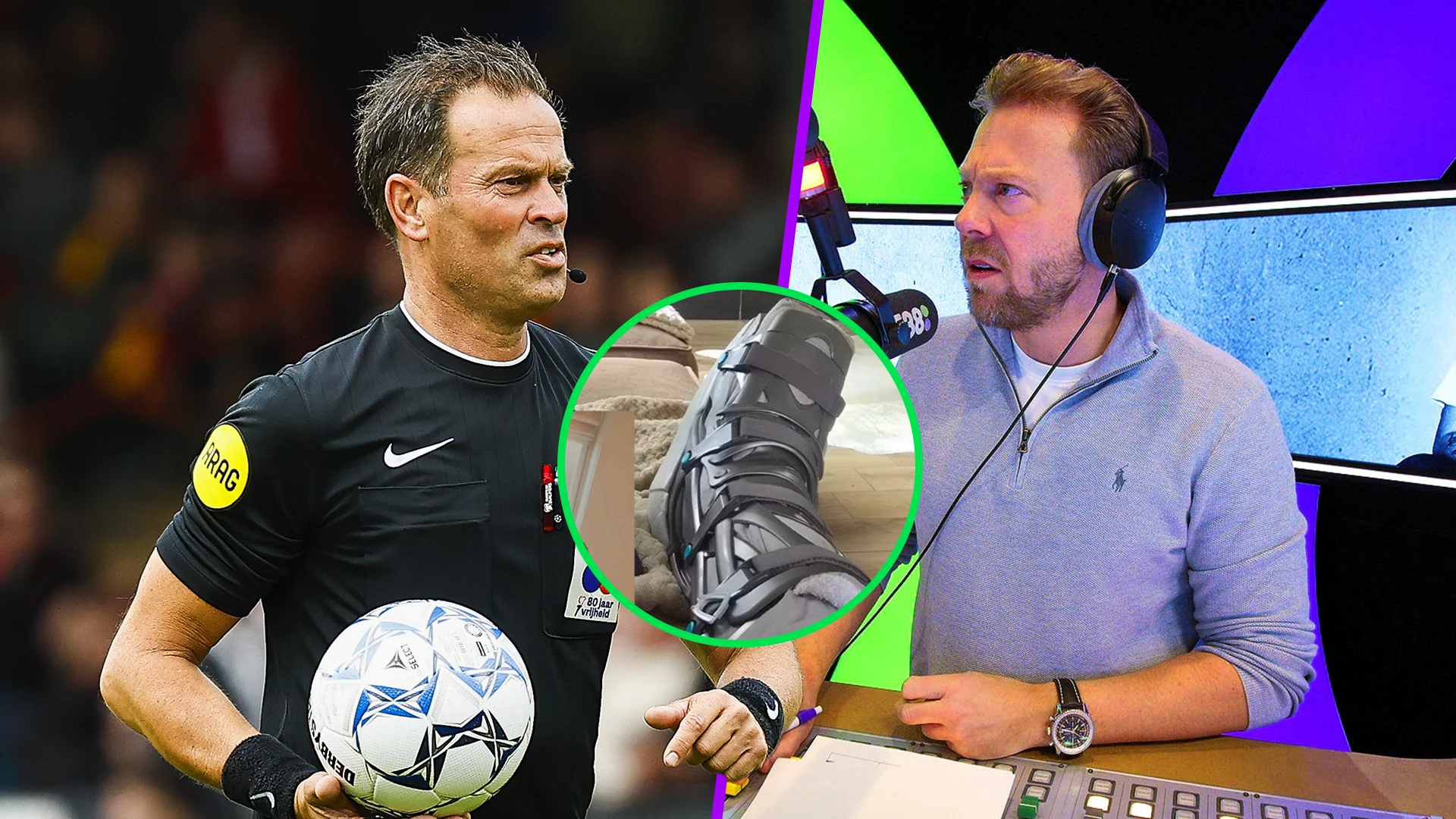 Bas Nijhuis met voet in brace: ‘Dit seizoen kan ik wel vergeten’