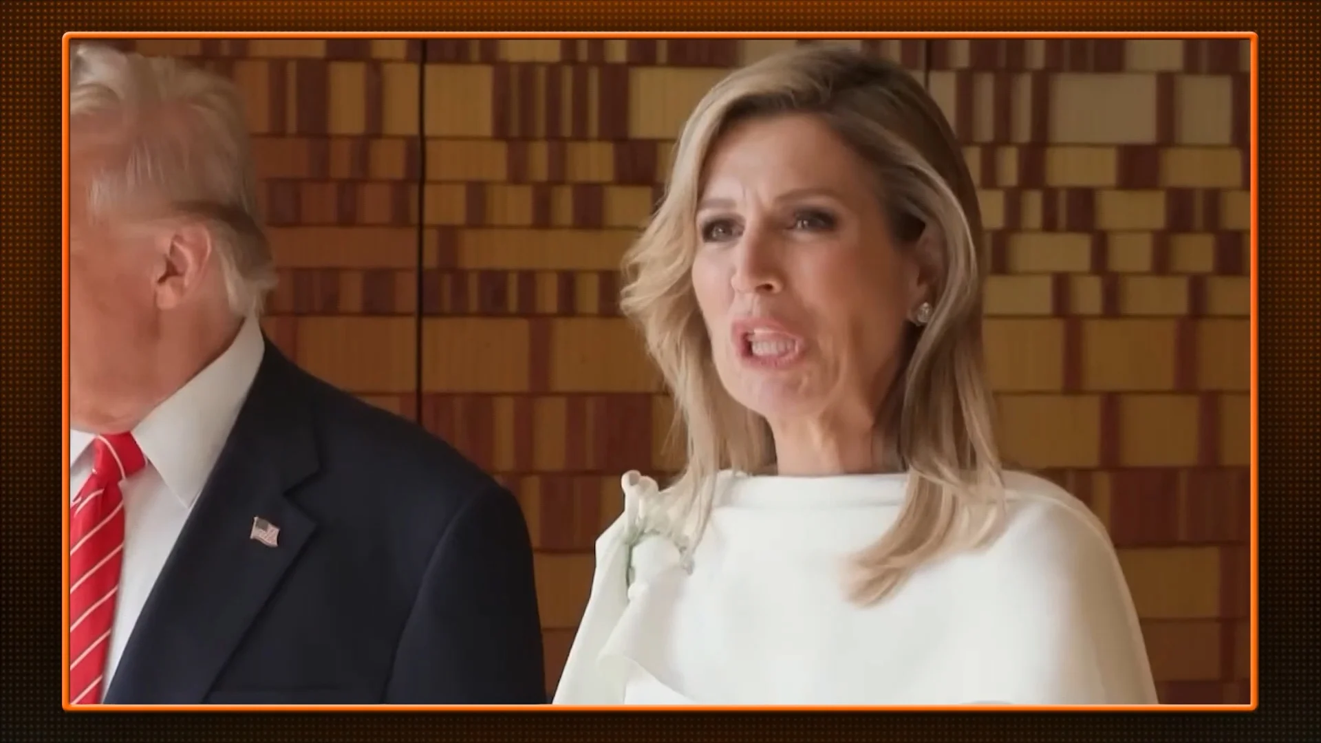 Deed koningin Máxima hier Trump nou na?