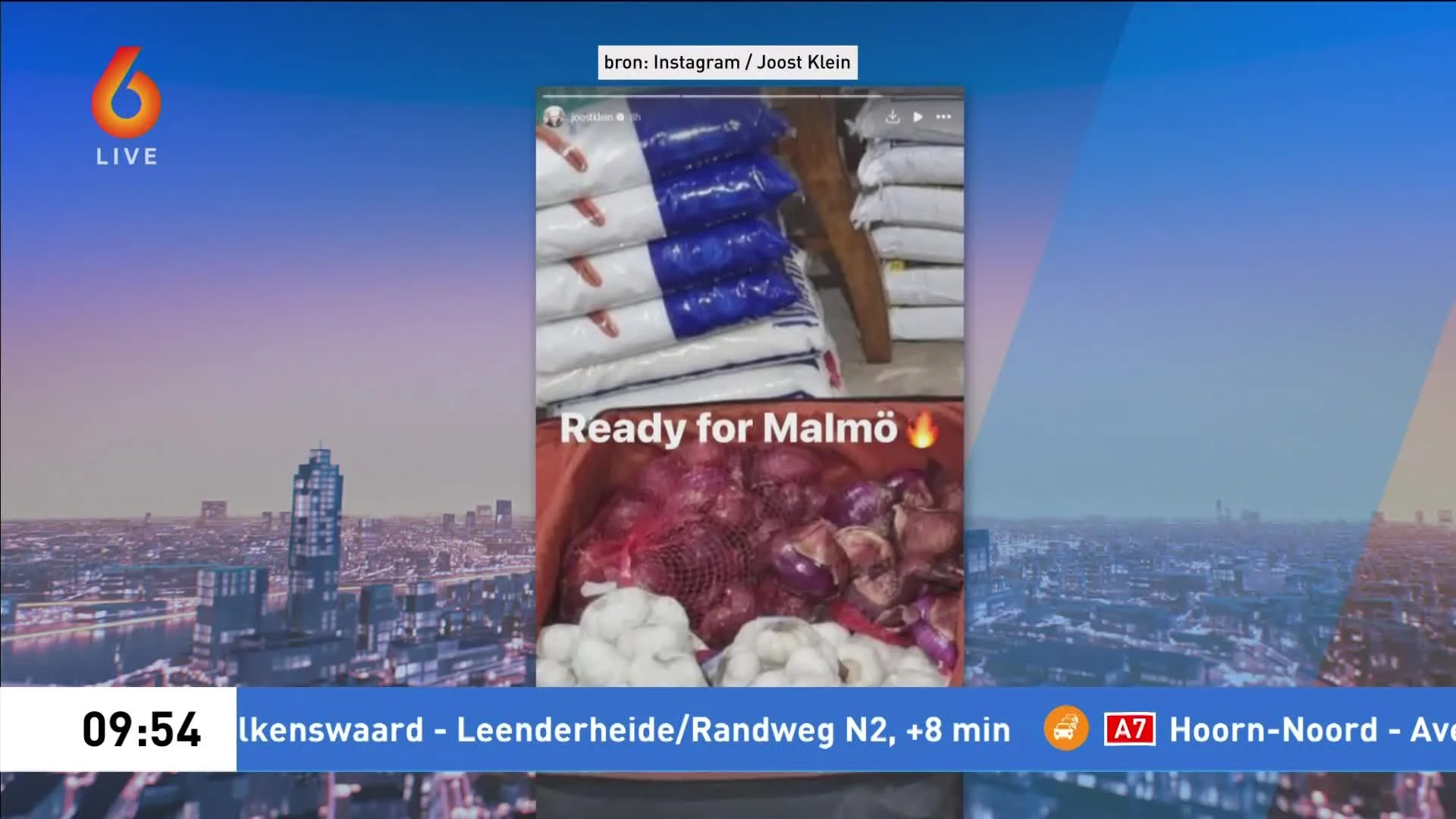 Joost Klein vertrekt naar Zweden voor Songfestival: 'Ik verwacht alles en niets'