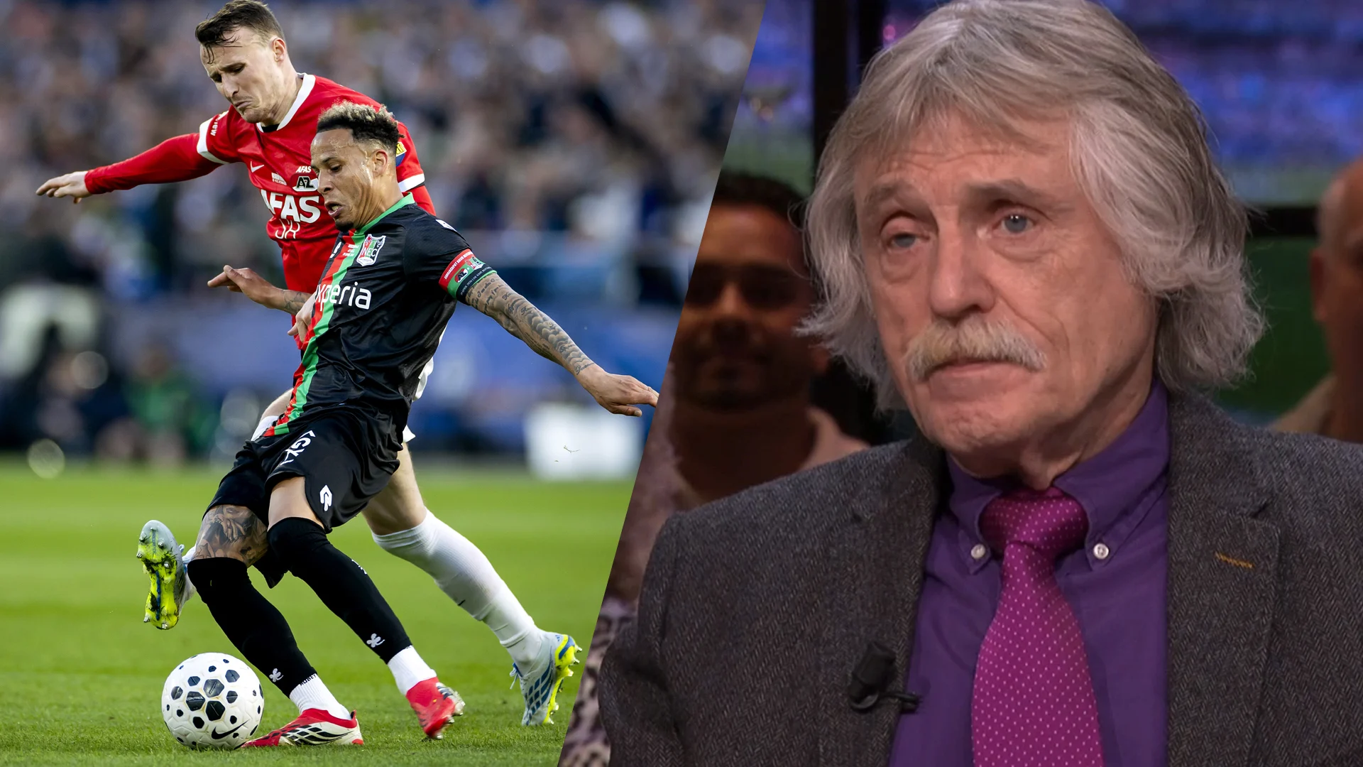 Johan Derksen blikt terug op bekerfinale NEC: 'Het was héél pijnlijk'