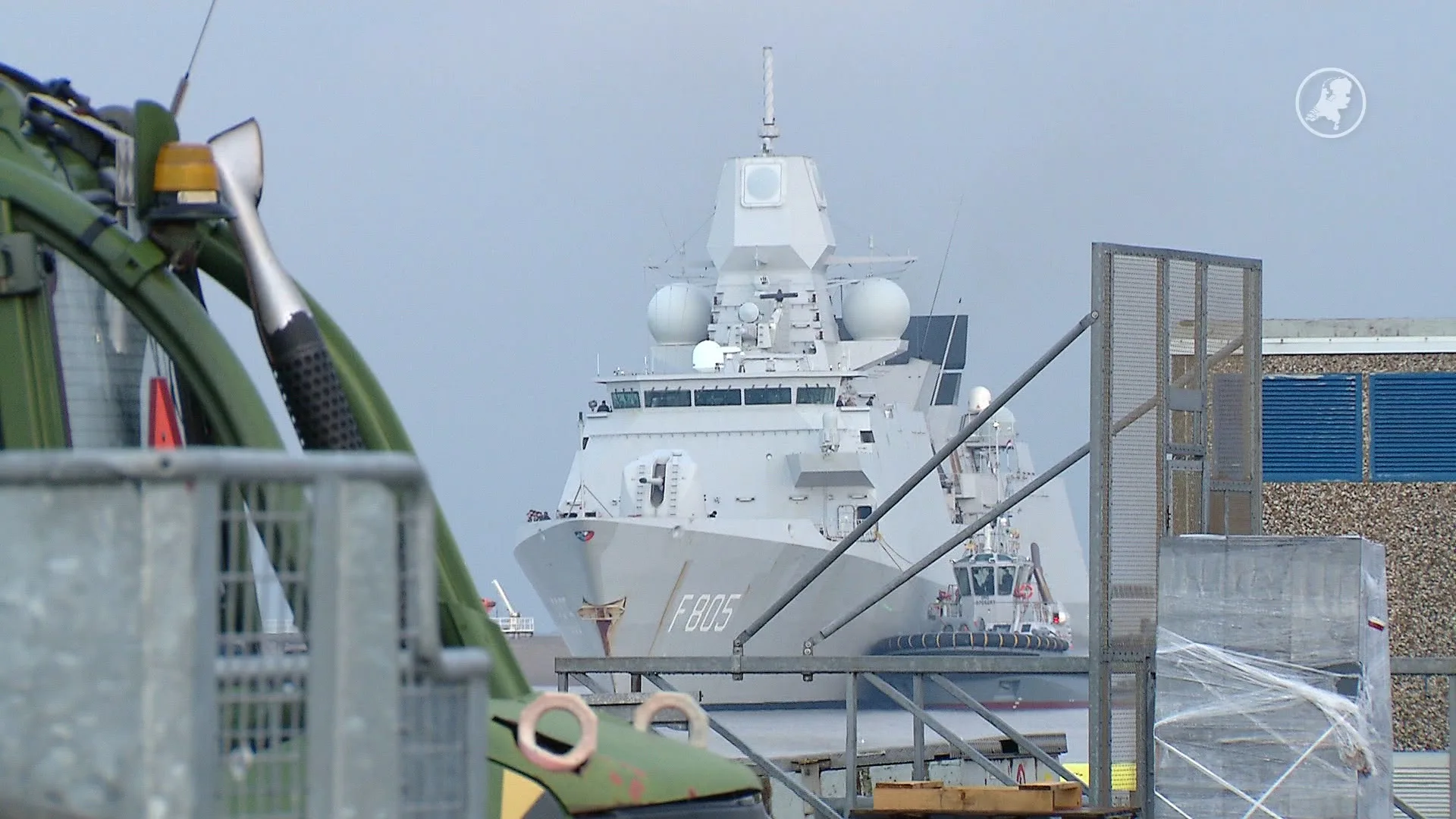 Locatie fregat Evertsen te volgen met bluetooth tracker