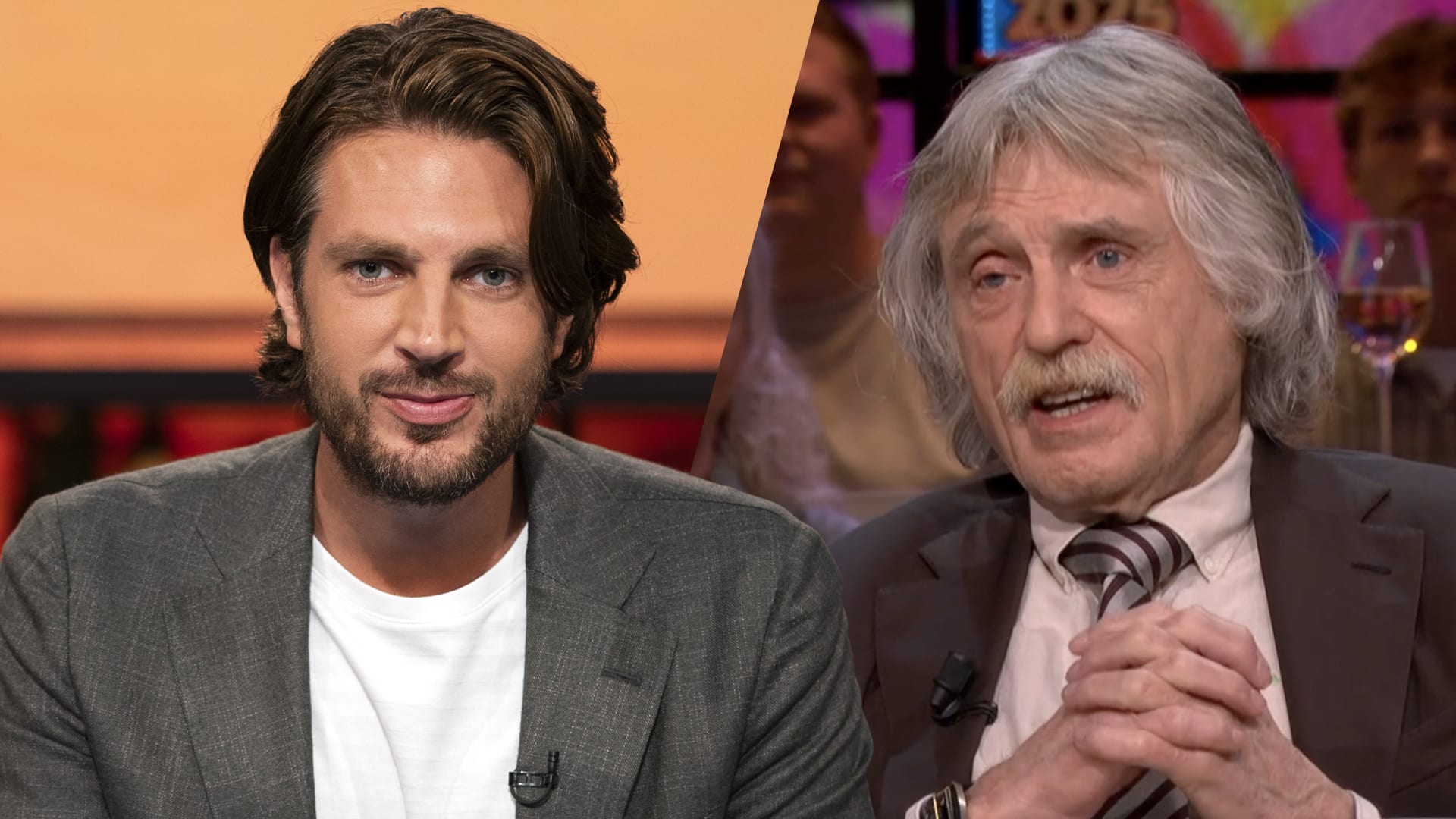Johan Derksen sprak iemand binnen RTL en laat heel ander geluid horen over Renze Klamer
