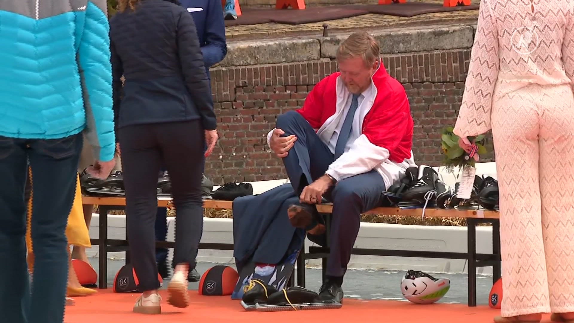 Koning staat op het ijs, net als 40 jaar geleden