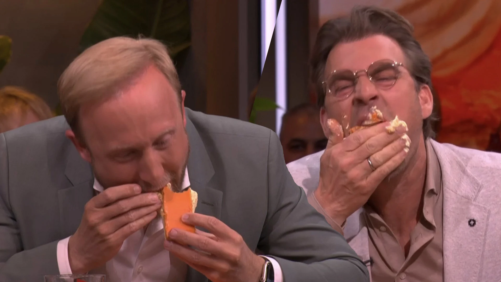 Tompouce-eetwedstrijd bij De Oranjezondag: 'Dit is wel een record!'