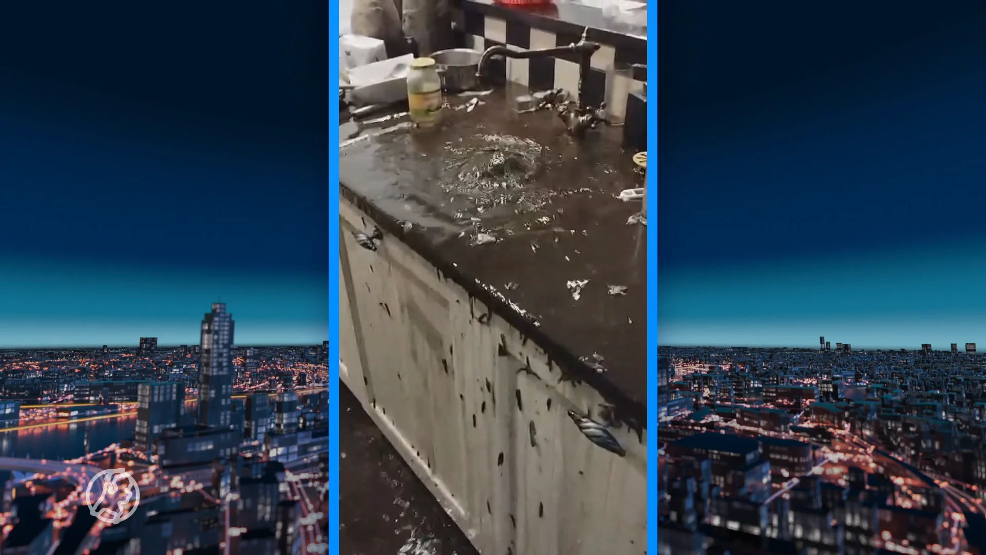 Wastafel van Janick 'ontploft' tijdens noodweer in Limburg: 'Ik schrok me rot'