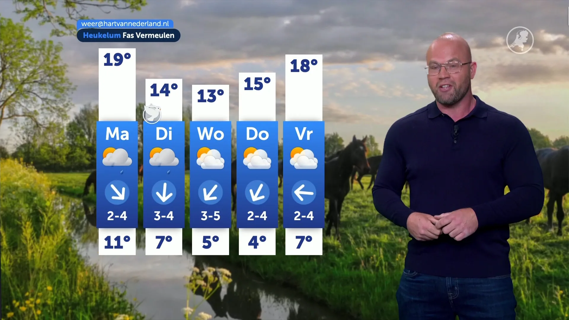 Weerbericht zondag 3 mei 2026