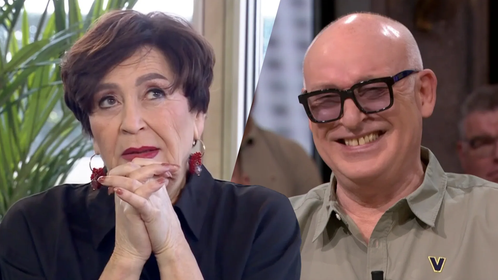 René van der Gijp lacht om paragnost Liesbeth van Dijk: 'Ik moet het even uit de kosmos trekken!'