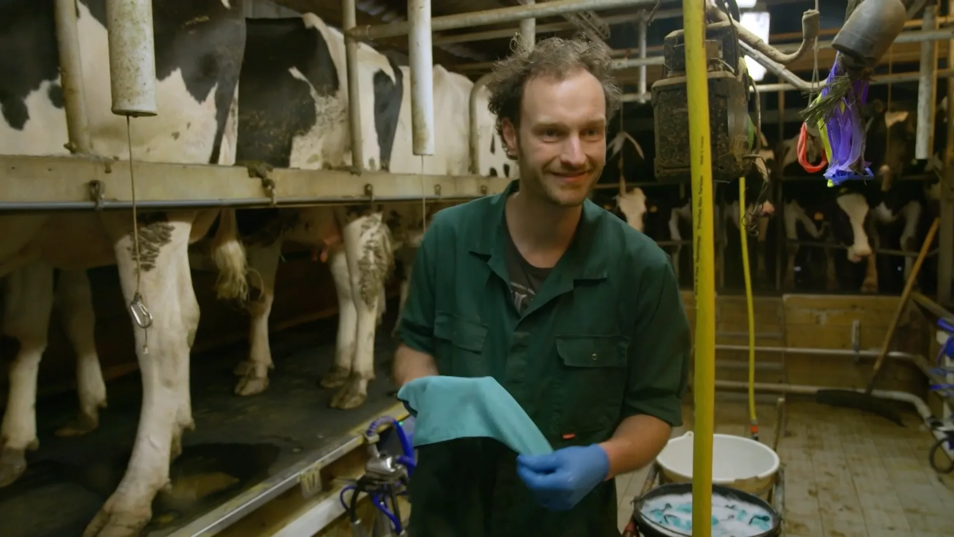 Eerste eigen melk voor Mike en Linde!