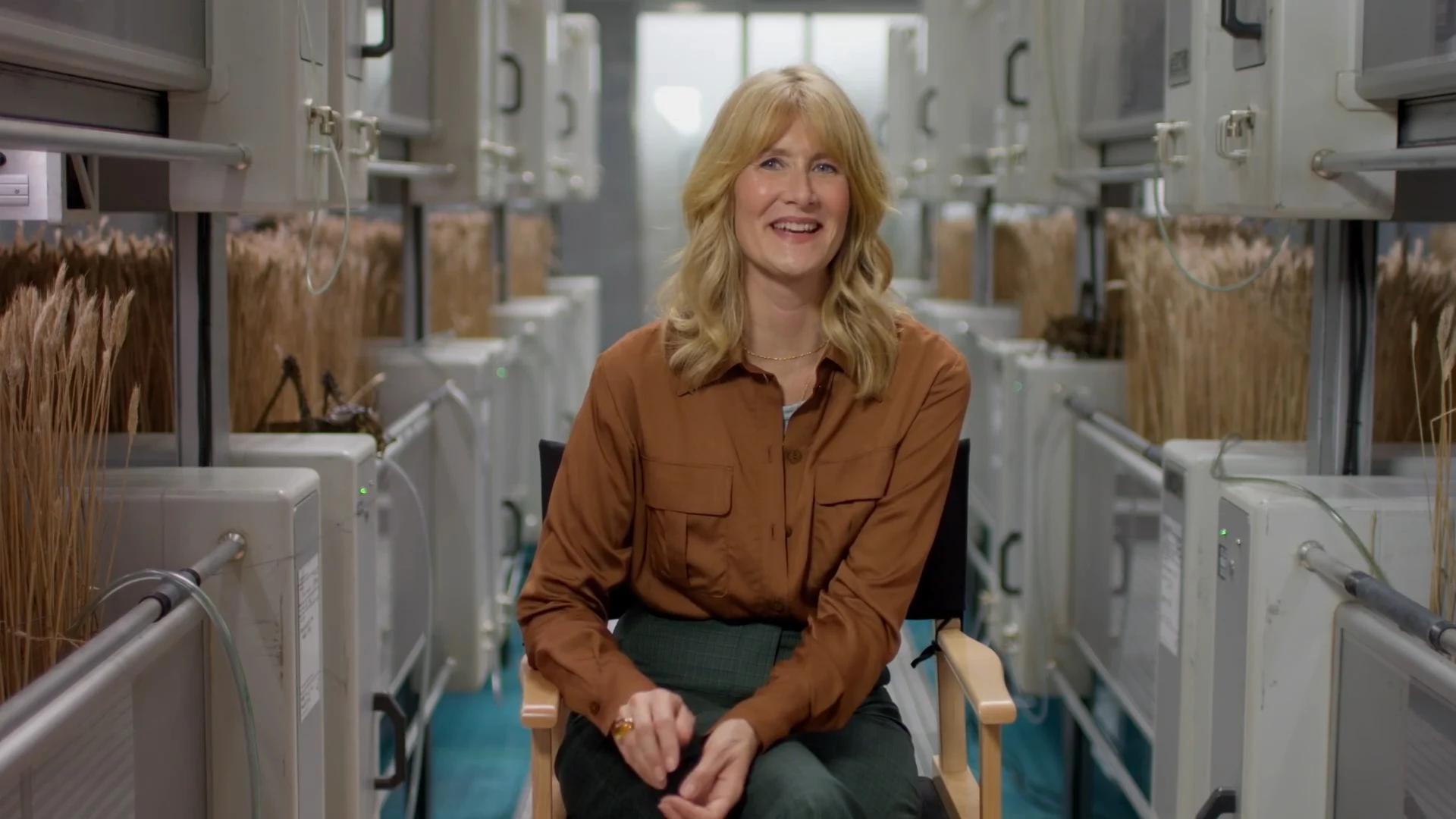 Laura Dern over Jurassic World: Dominion