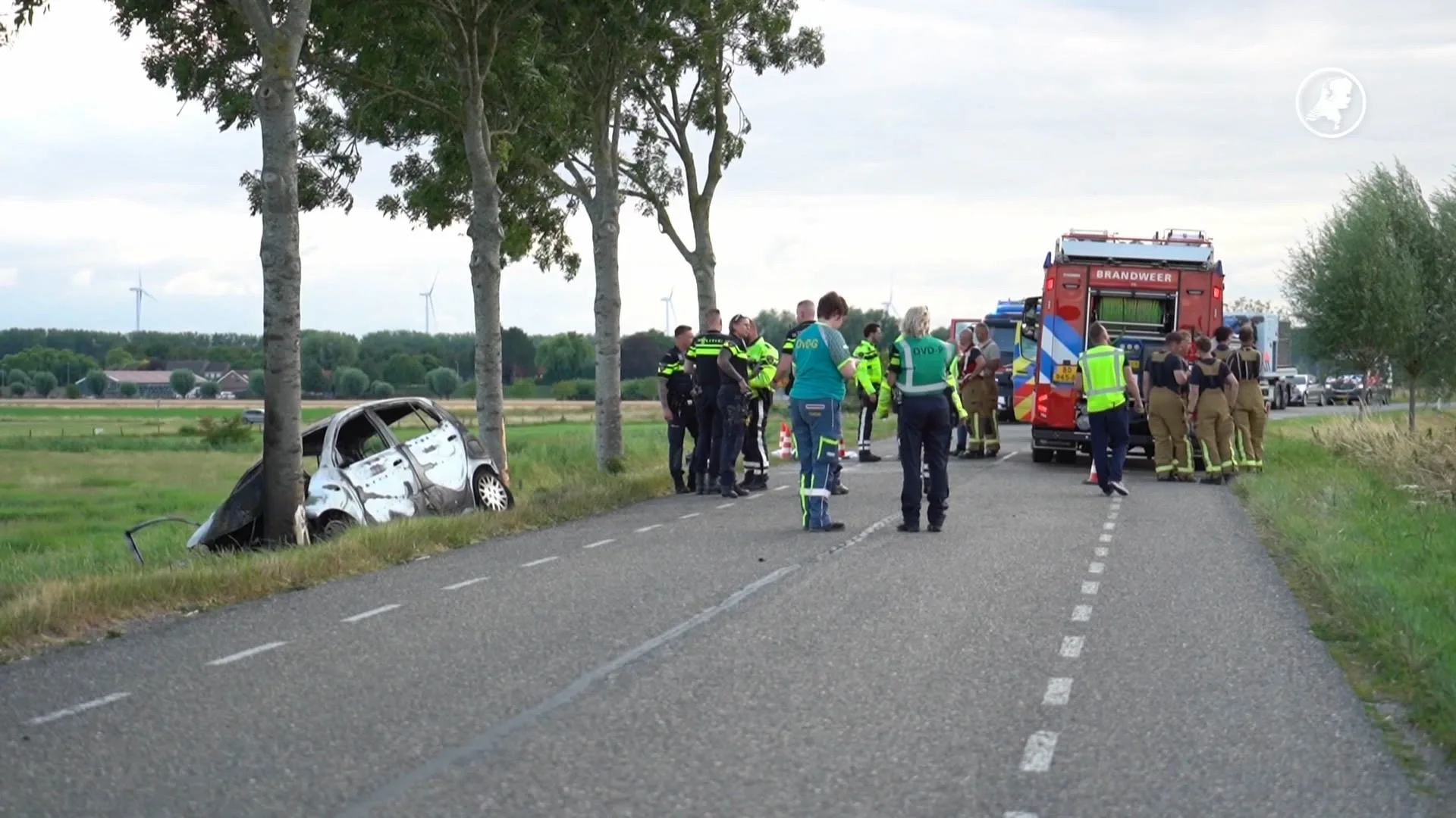 Bestuurder komt om het leven bij eenzijdig ongeval in Strijen