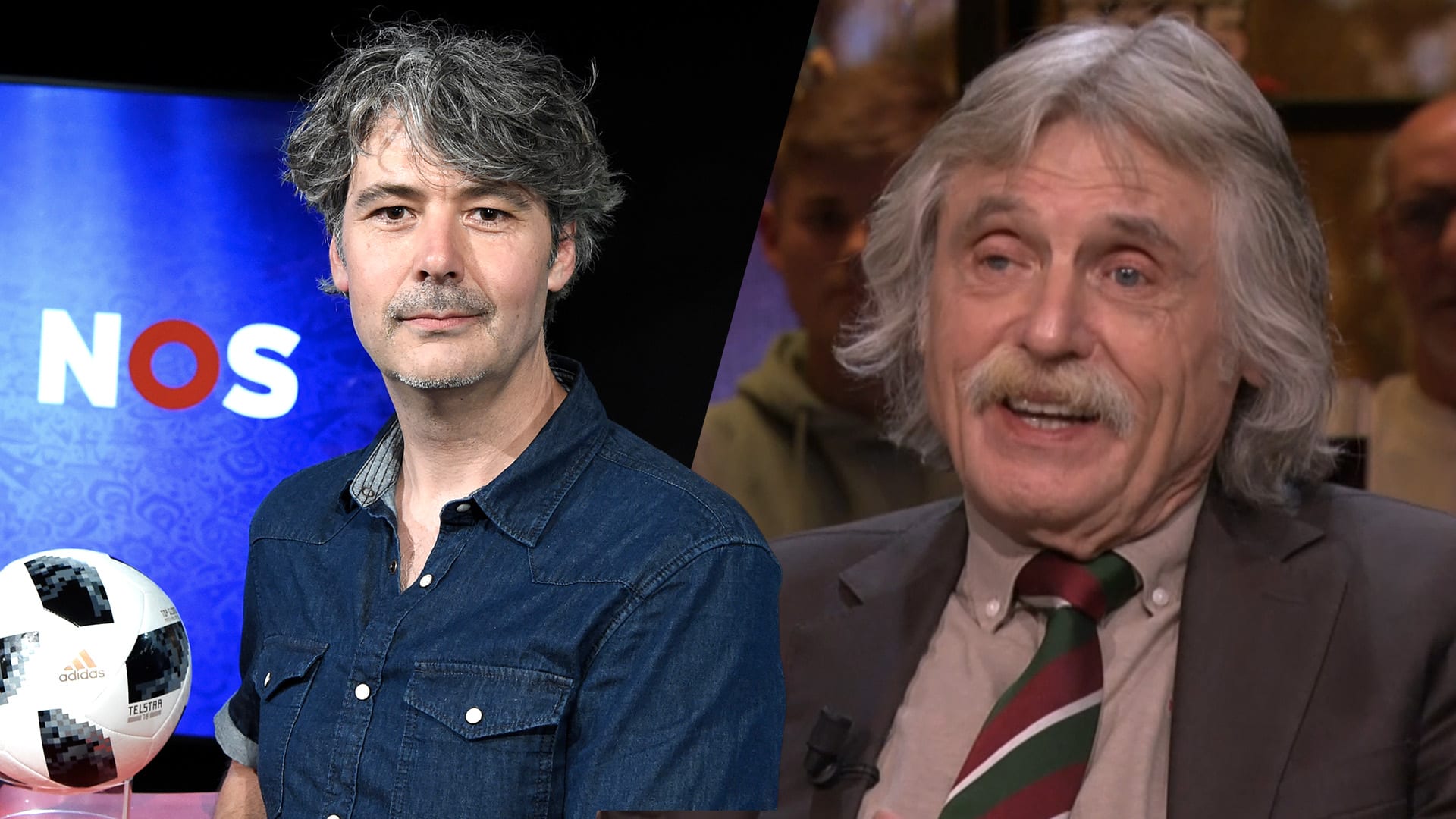 Johan Derksen onthult: NOS-commentator Jeroen Grueter heet eigenlijk anders