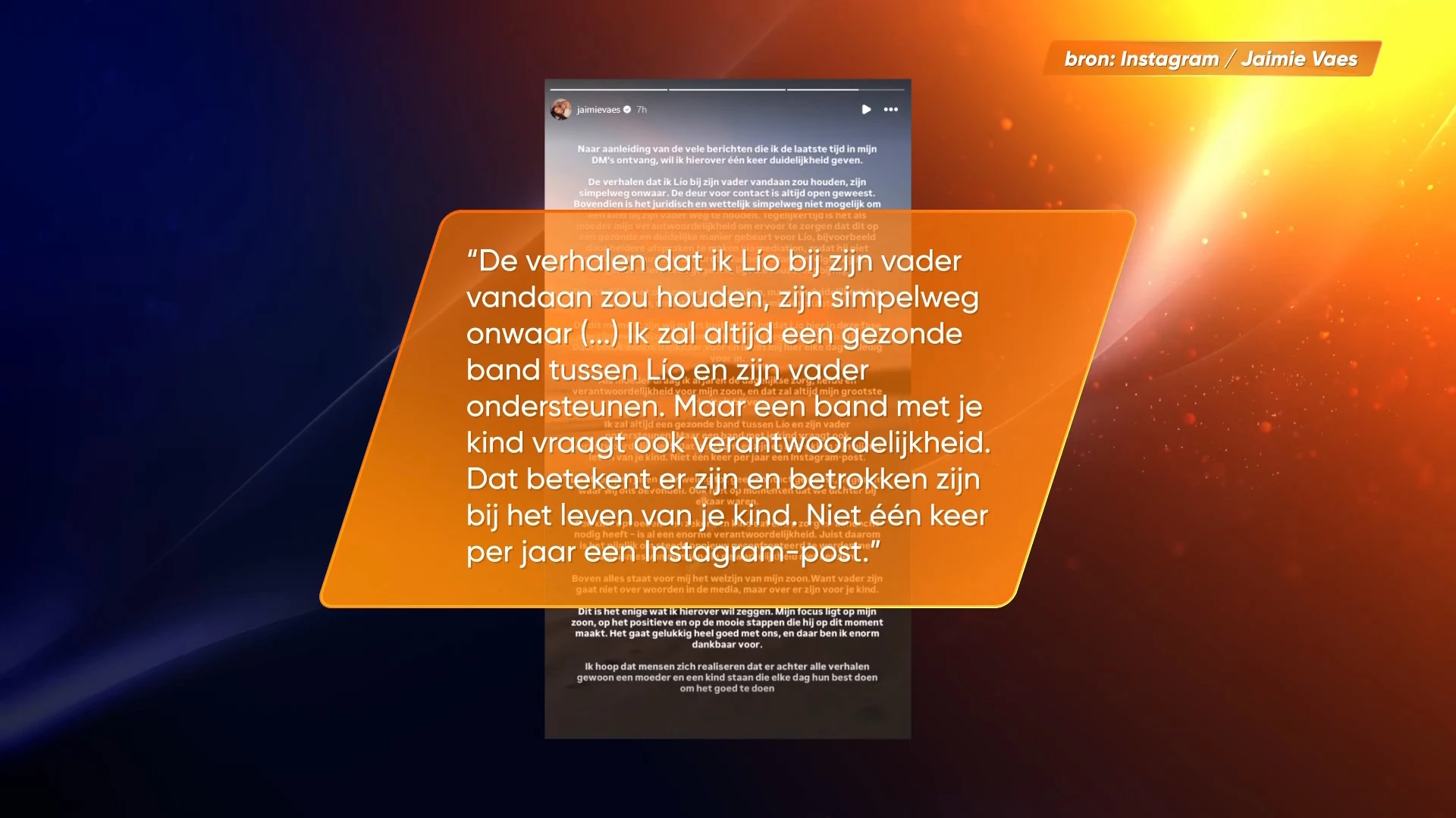 Lil Kleine en Jaimie Vaes vechten 'verwarring' co-ouderschap publiekelijk uit