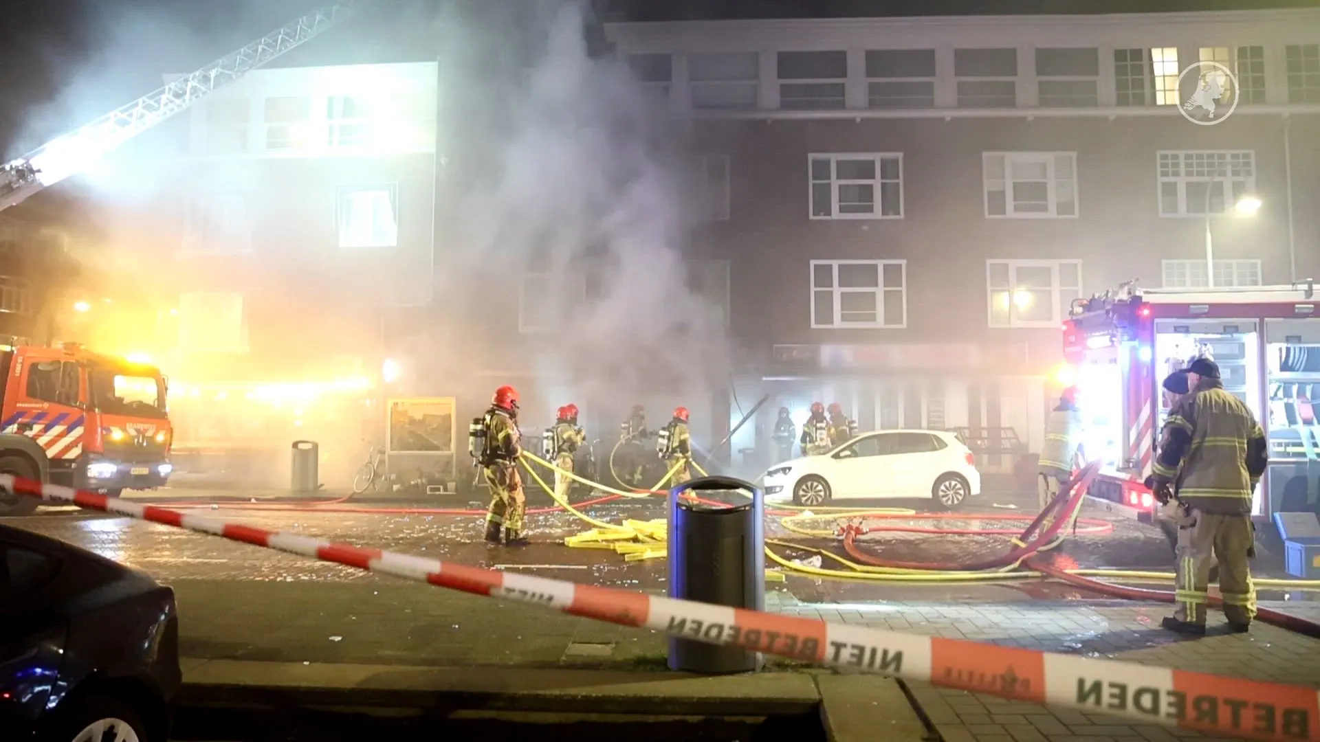 Persoon naar ziekenhuis na brand in Amsterdamse Rivierenbuurt