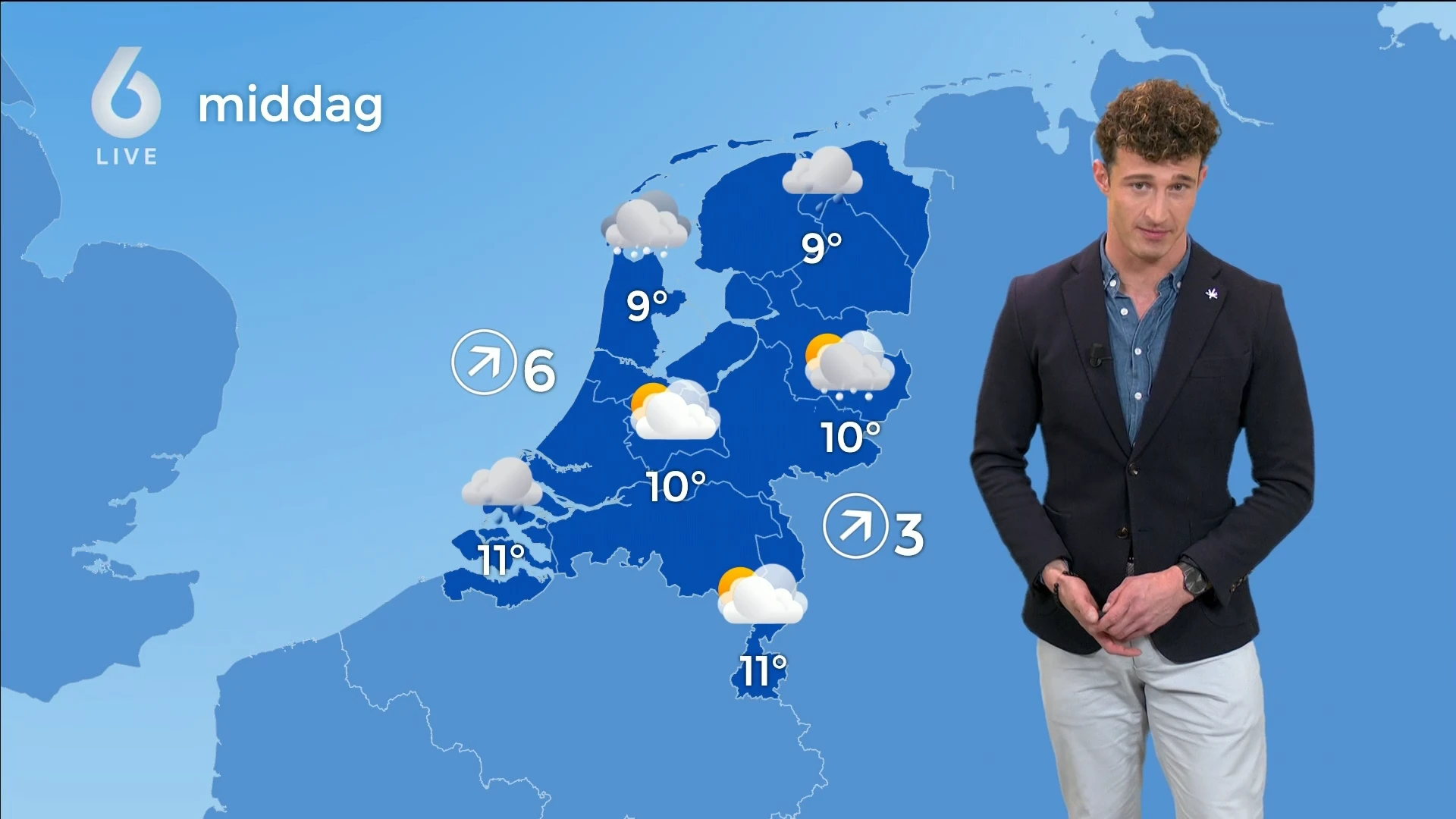 Koude en natte dag met hagel, maar vanaf Koningsdag klaart het op
