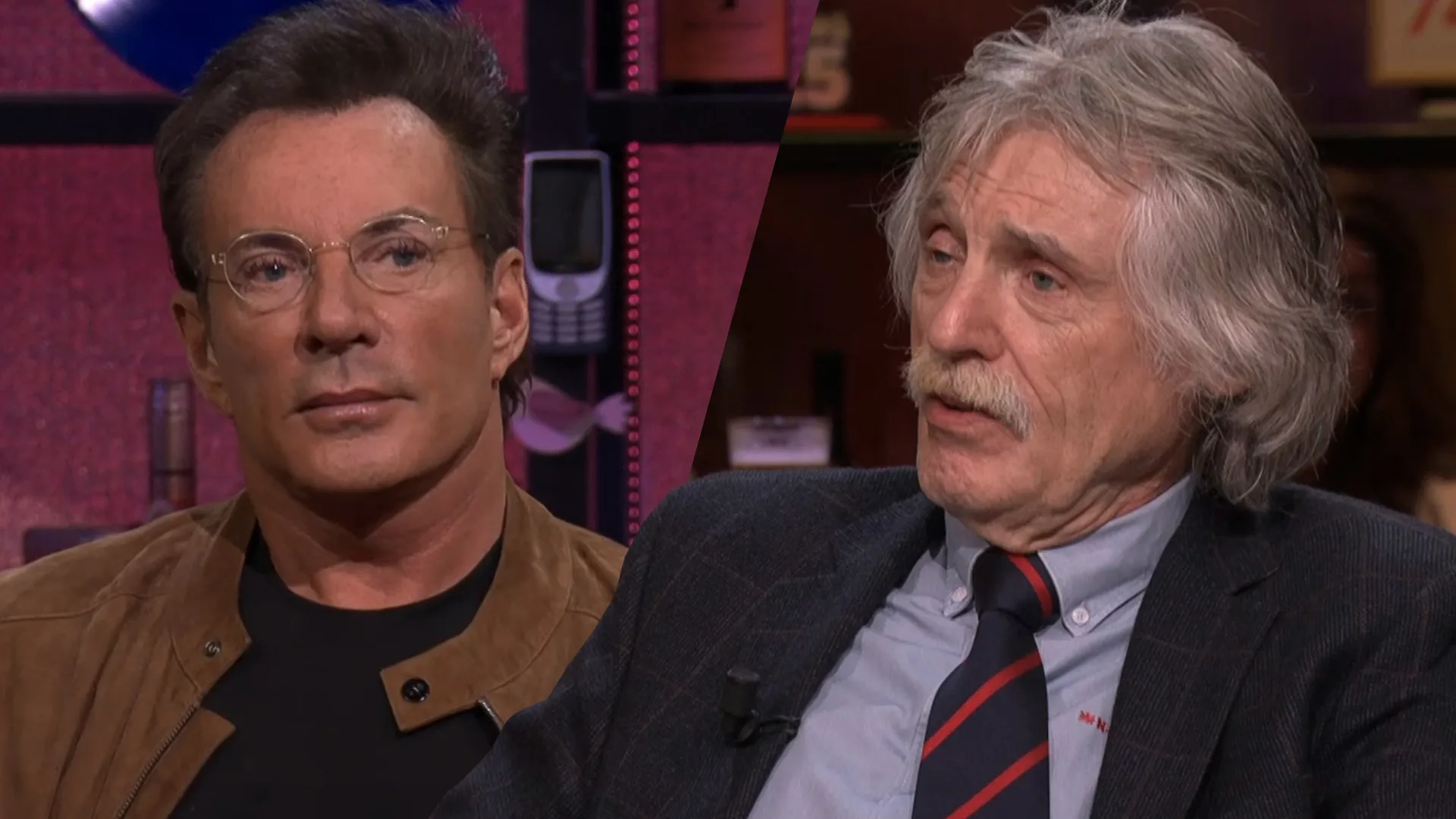 Johan Derksen reageert op onderzoek naar biergooi-incident Gerard Joling: 'Ga problemen oplossen!'