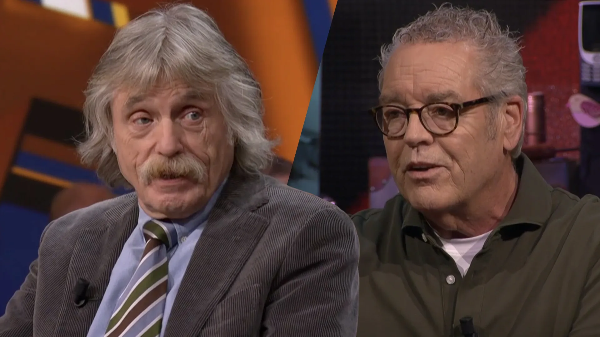 Johan Derksen tegen Olav Mol: 'Ik vind Formule 1 een B-sport!'