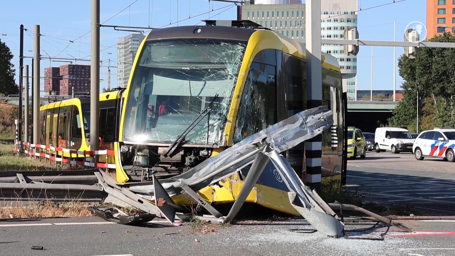 Gewonden door botsing tram en lijnbus Utrecht