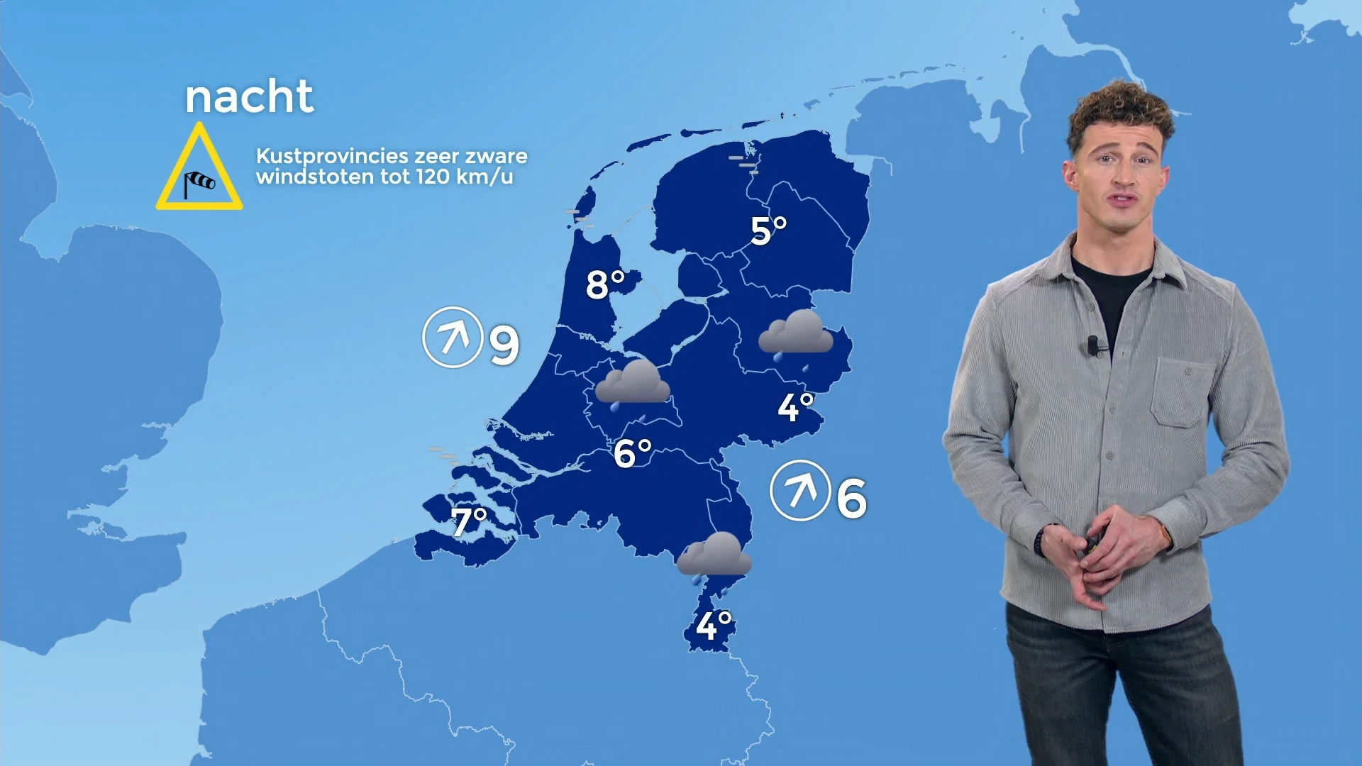 Storm Isha trekt over het land: waar gaat het los?
