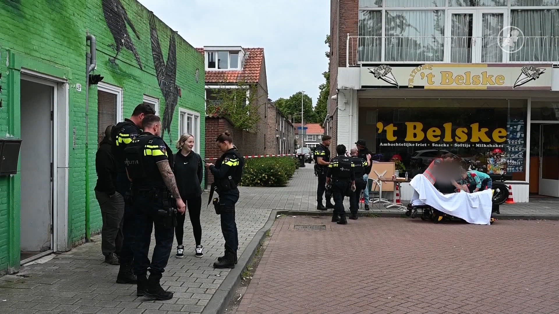 Man neergeschoten op terras van friettent in Tilburg