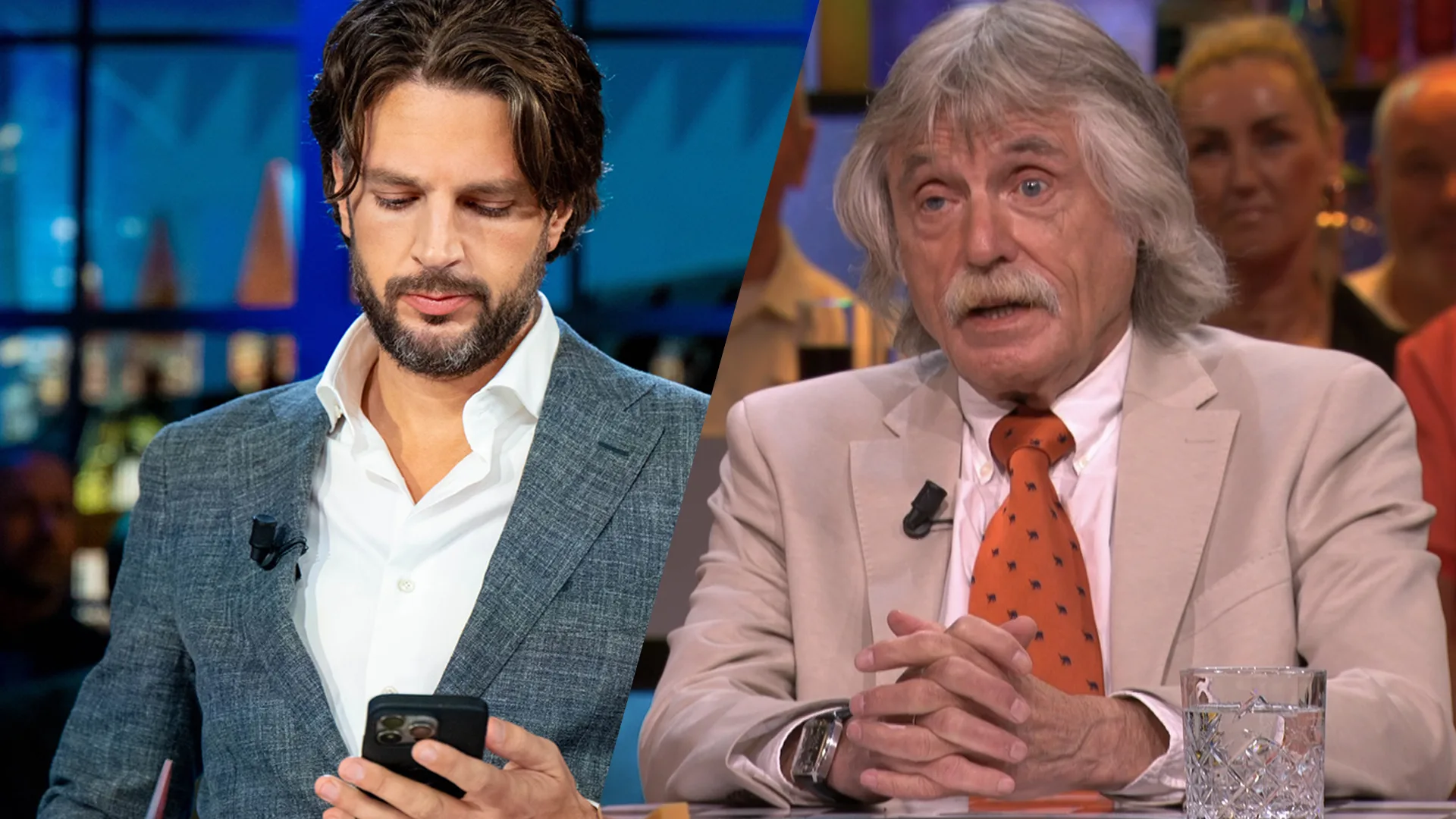 Johan Derksen blijft achter zijn woorden over Renze Klamer staan: 'Mijn bron is zo goed'