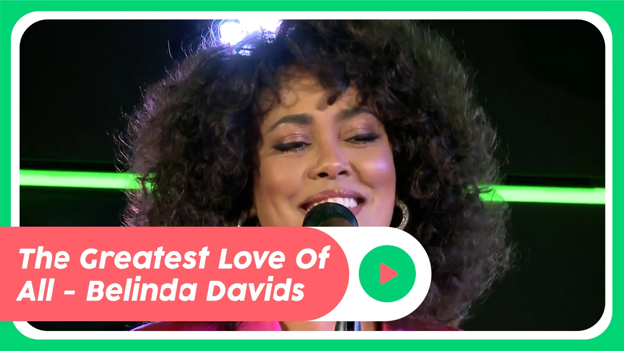 Belinda Davids - The Greatest Love Of All (Whitney Houston cover) live @ Ekdom in de Morgen
