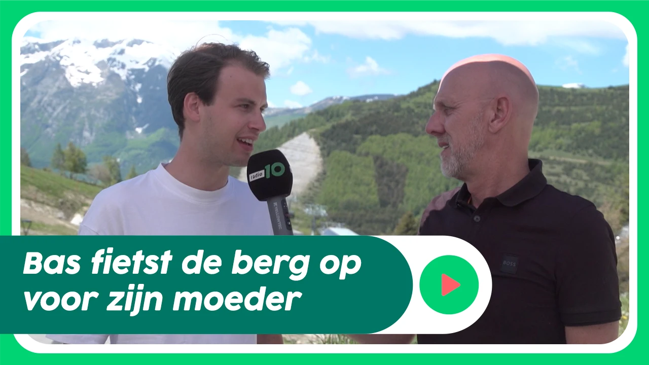 Bas fietst de Alpe d'Huzes voor zijn moeder