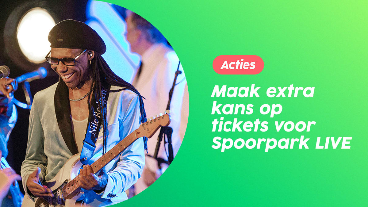 Maak extra kans op tickets voor Spoorpark LIVE: schrijf je in voor de nieuwsbrief