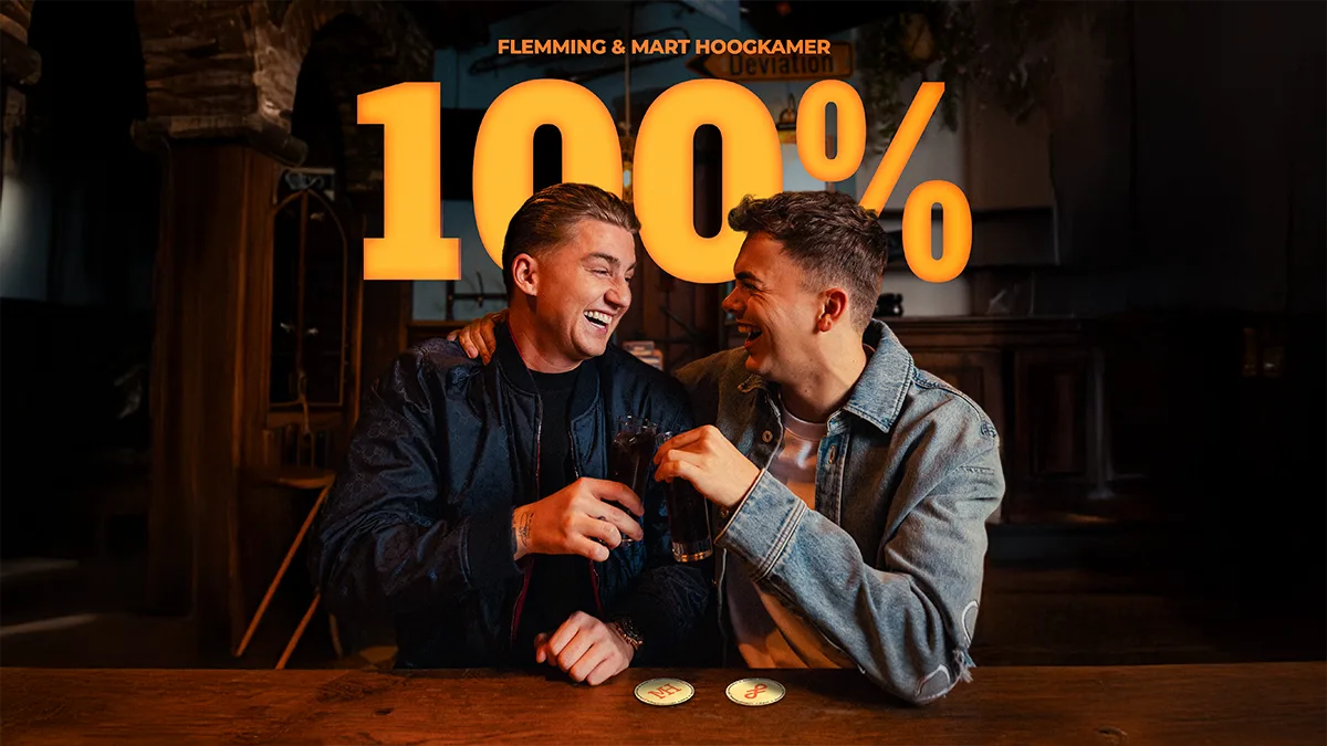 FLEMMING en Mart Hoogkamer gaan er met 100% voor in hun nieuwe single! 💯