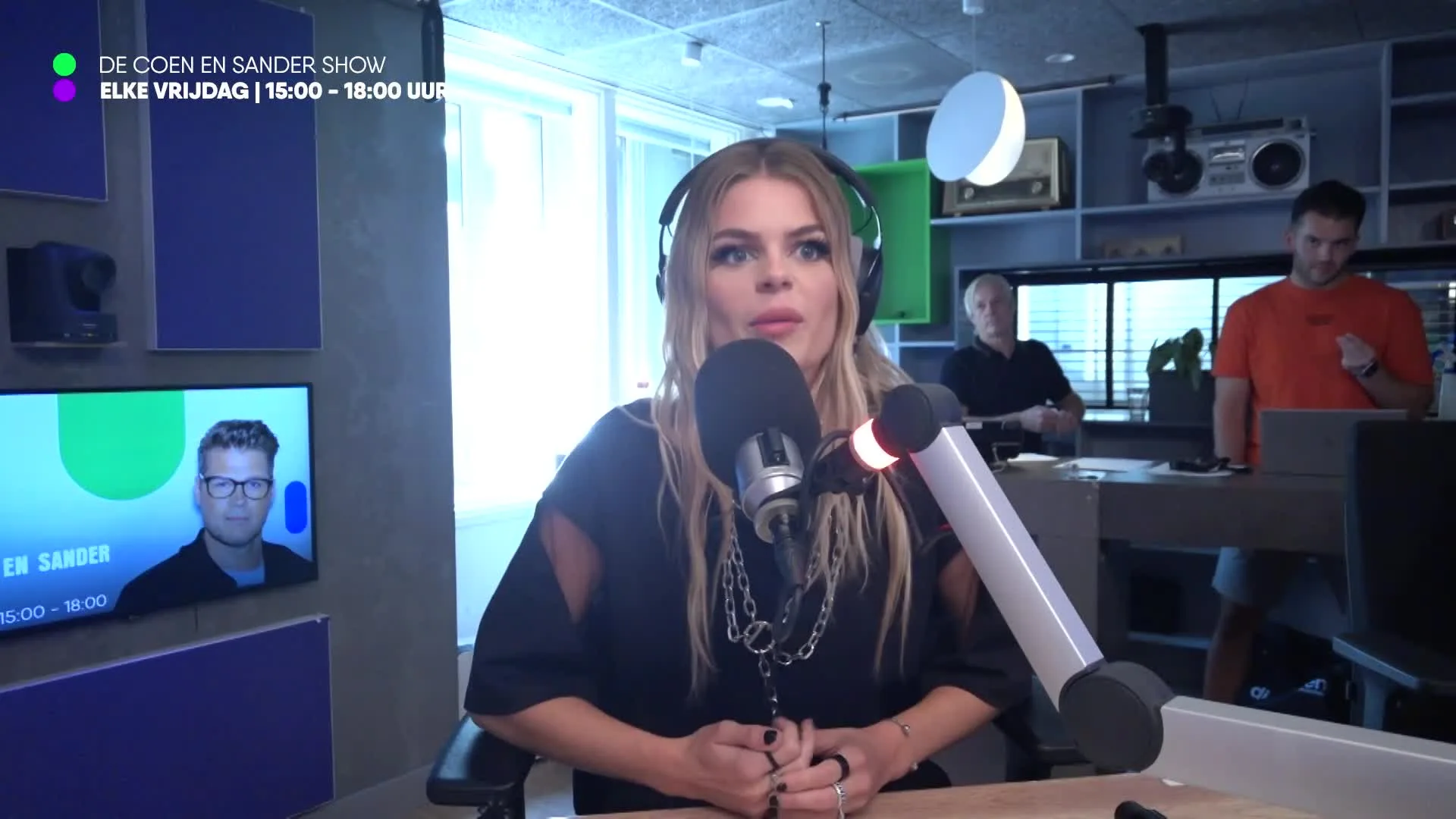 Davina Michelle bij De Coen en Sander Show 08/09