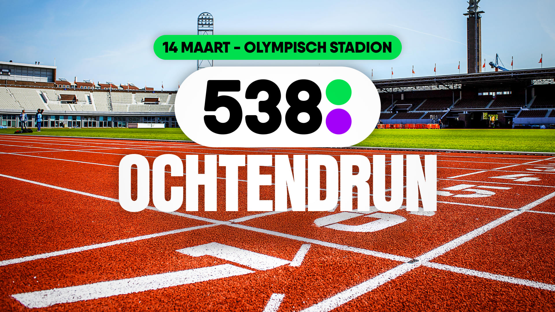Koop hier je startbewijs voor De 538 Ochtendrun 2026