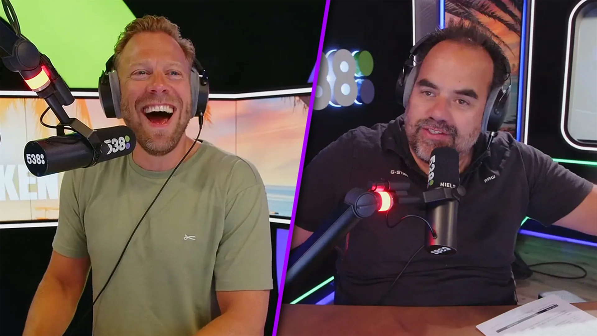 Aran Bade was bij Claude op het Songfestival: 'Er was een soort perspolitie'