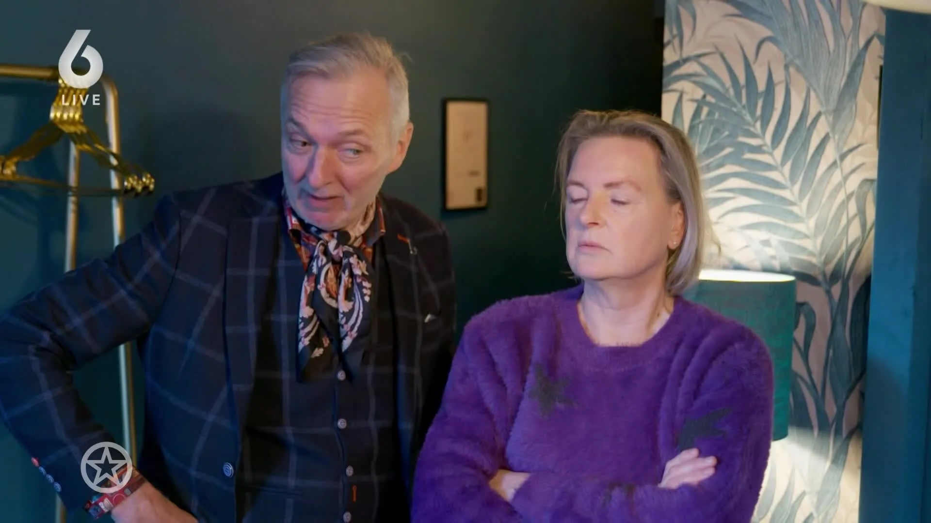 Catherine Keyl en Koen Pieter van Dijk in Chateau Meiland VIPS