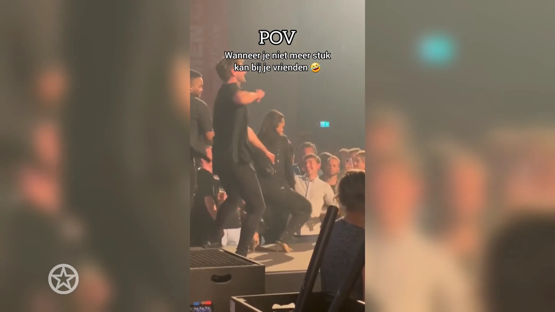 Romy Monteiro twerkt voor fans