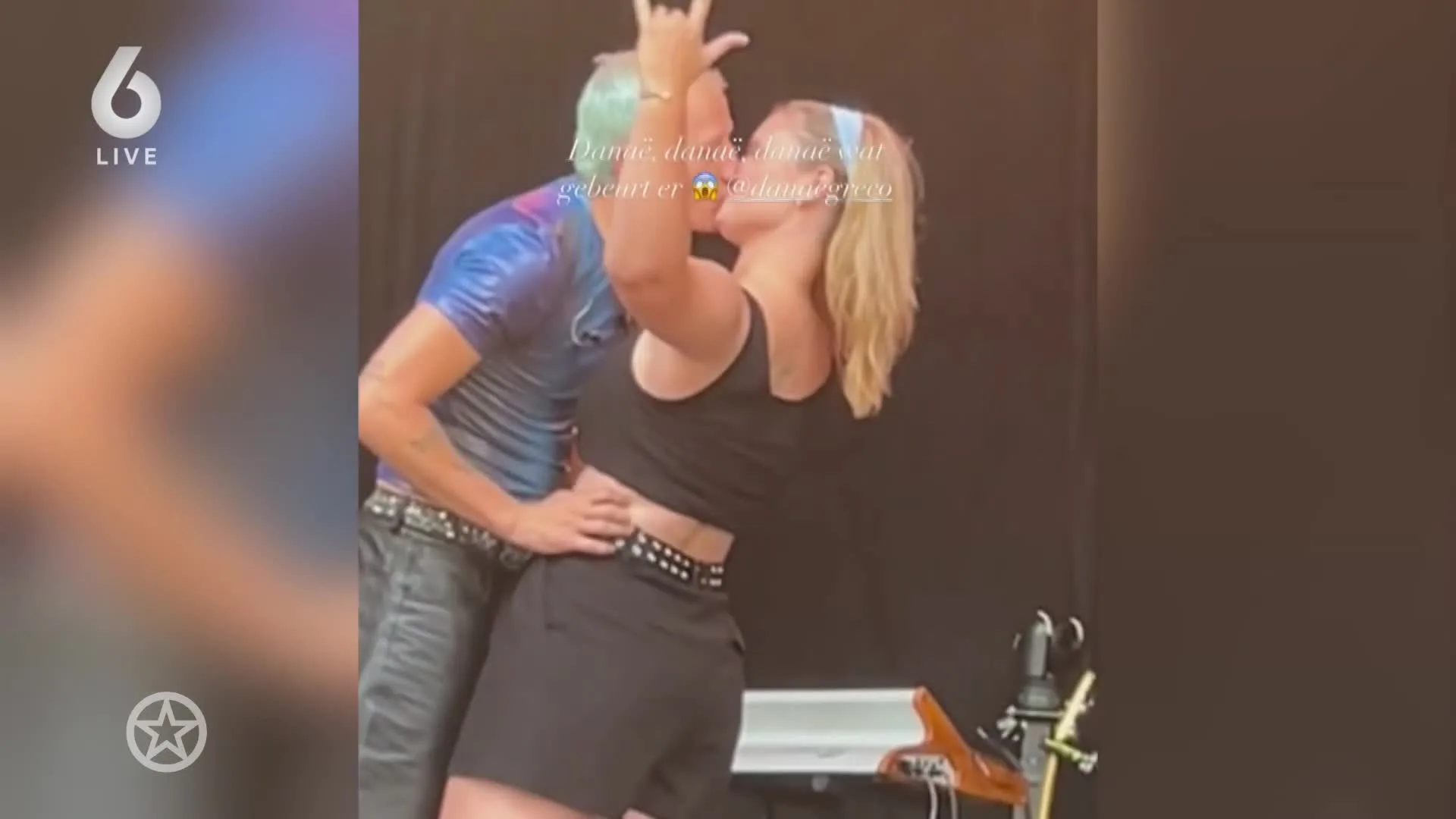 Weer een bizar moment tijdens Goldband-optreden