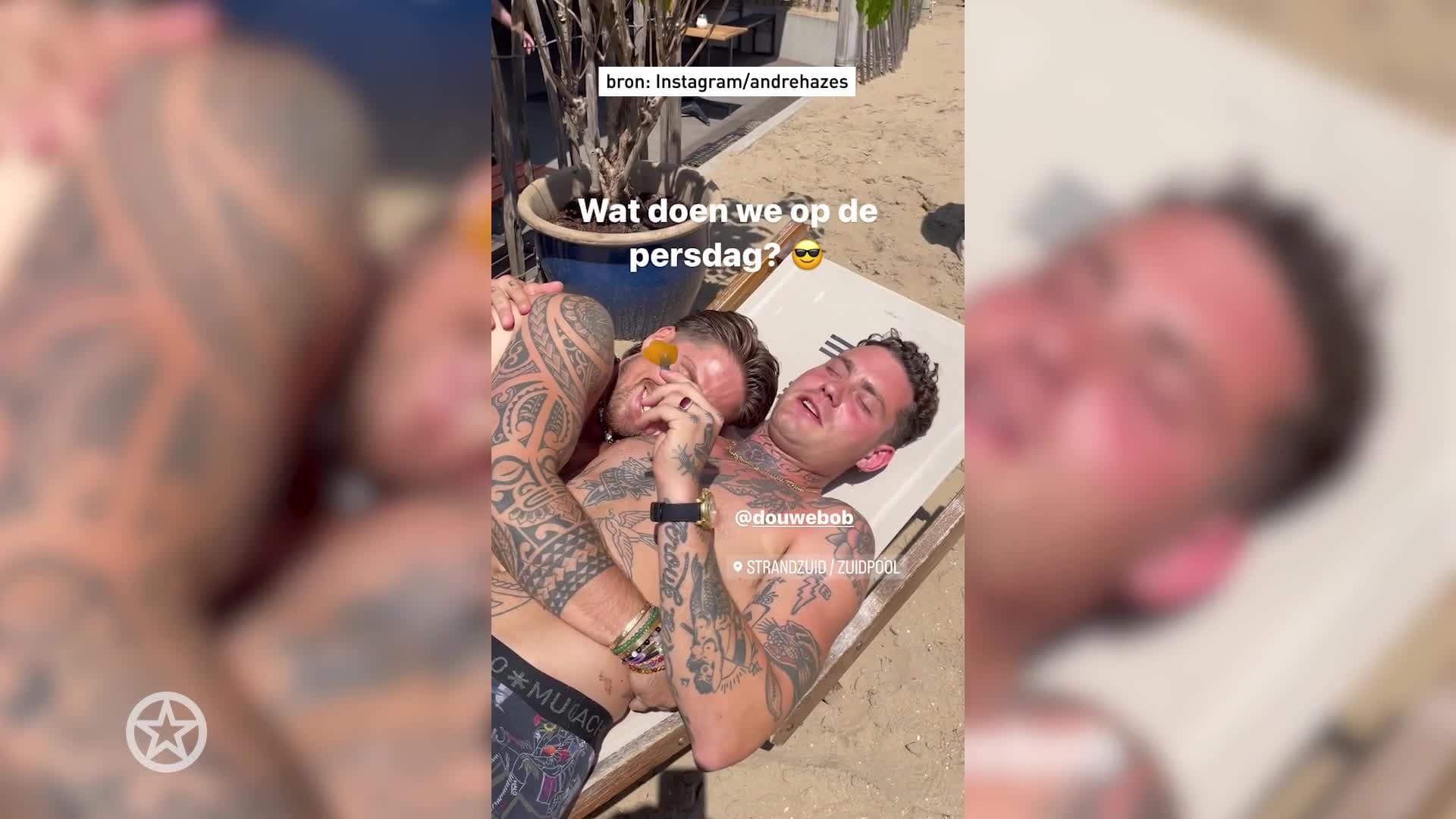 André Hazes intiem met Douwe Bob