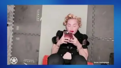 Jarige Madonna (61) spreidt benen op 'sexy wijze'