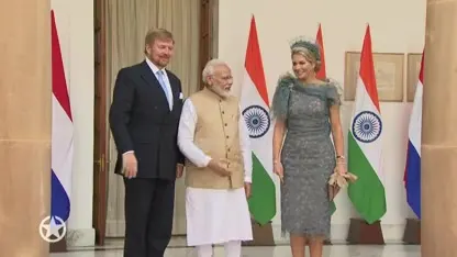 Máxima brengt ode aan Juliana in India