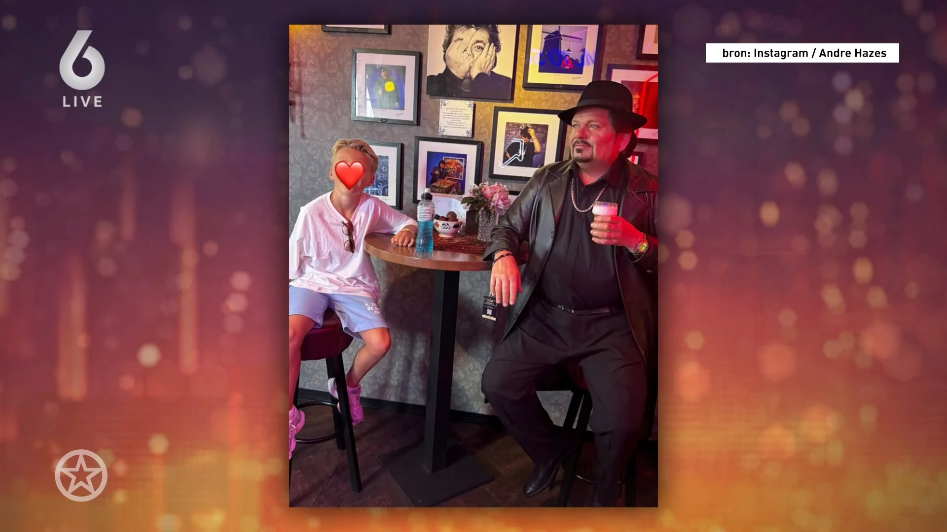 Kleine Dre Hazes had een bijzondere ontmoeting in Madame Tussauds