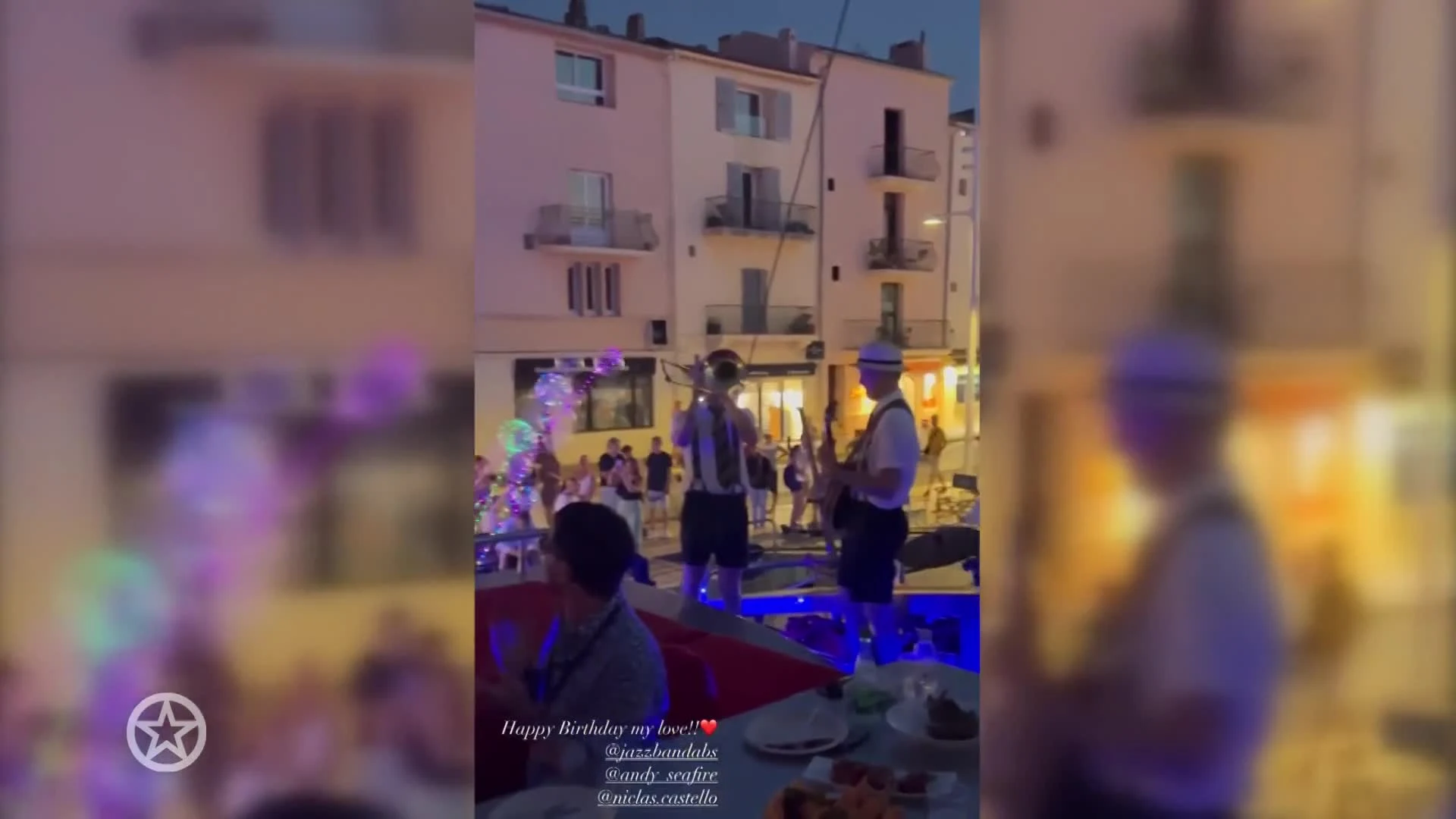 Sylvie en Niclas feesten erop los