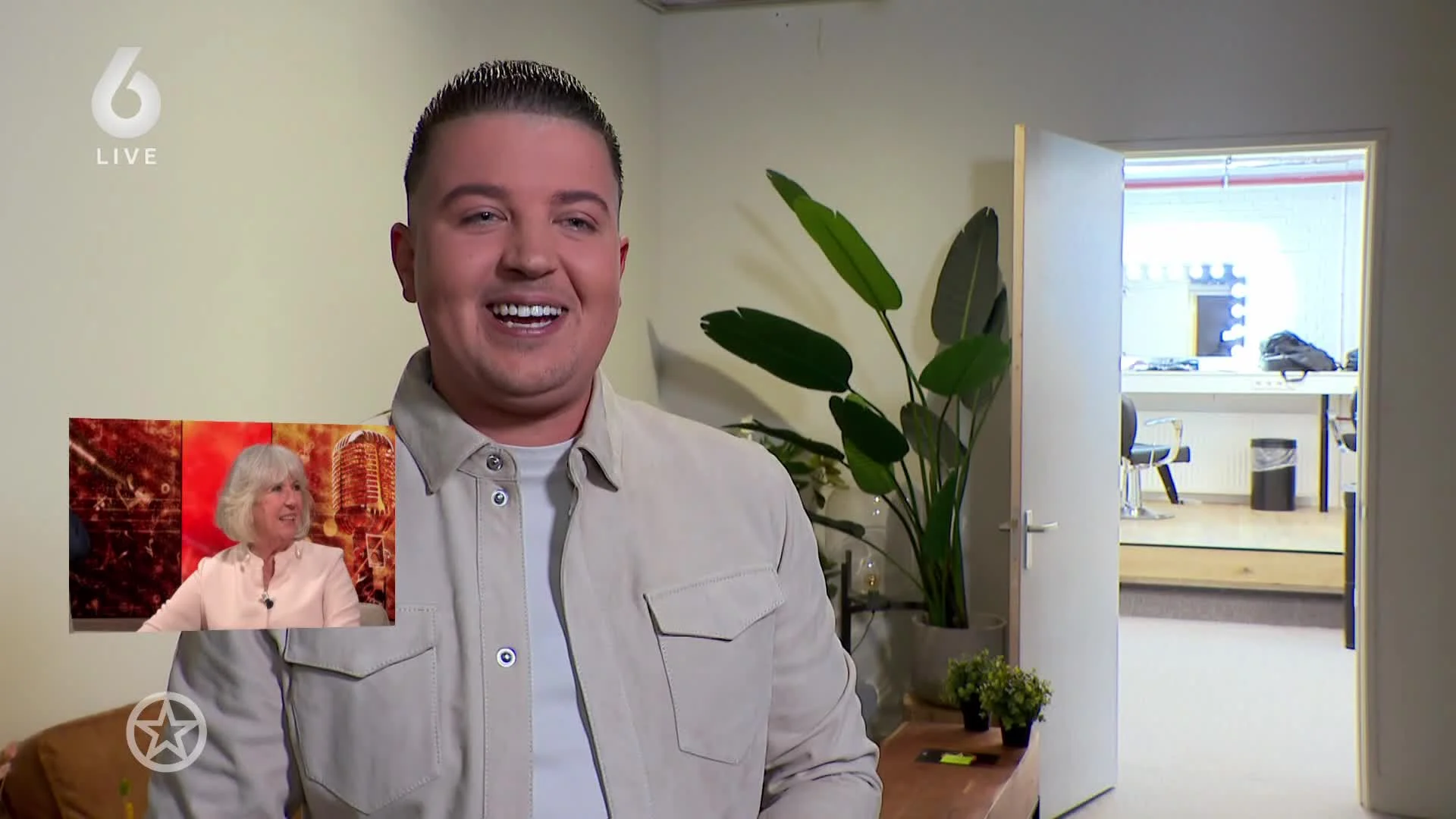 Willeke Alberti verrast in Shownieuws