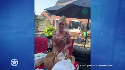 Jarige Samantha Steenwijk ontzettend verrast