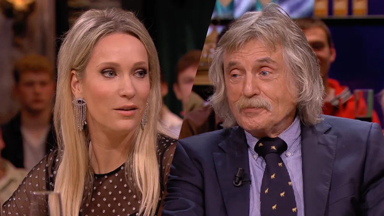 Johan afgeleid door jurkje van Hélène: 'Besef jij dat het doorzichtig is?'