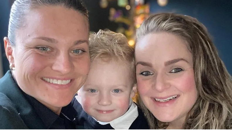 Sherida Spitse en haar vrouw nog helemaal in de wolken!