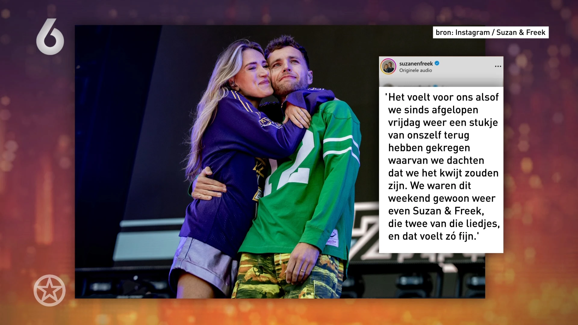 Suzan & Freek blikken emotioneel terug op Concert at Sea